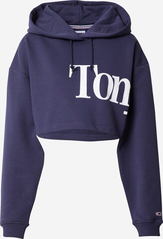 Tommy Jeans Sweatshirt in Blauw: voorkant