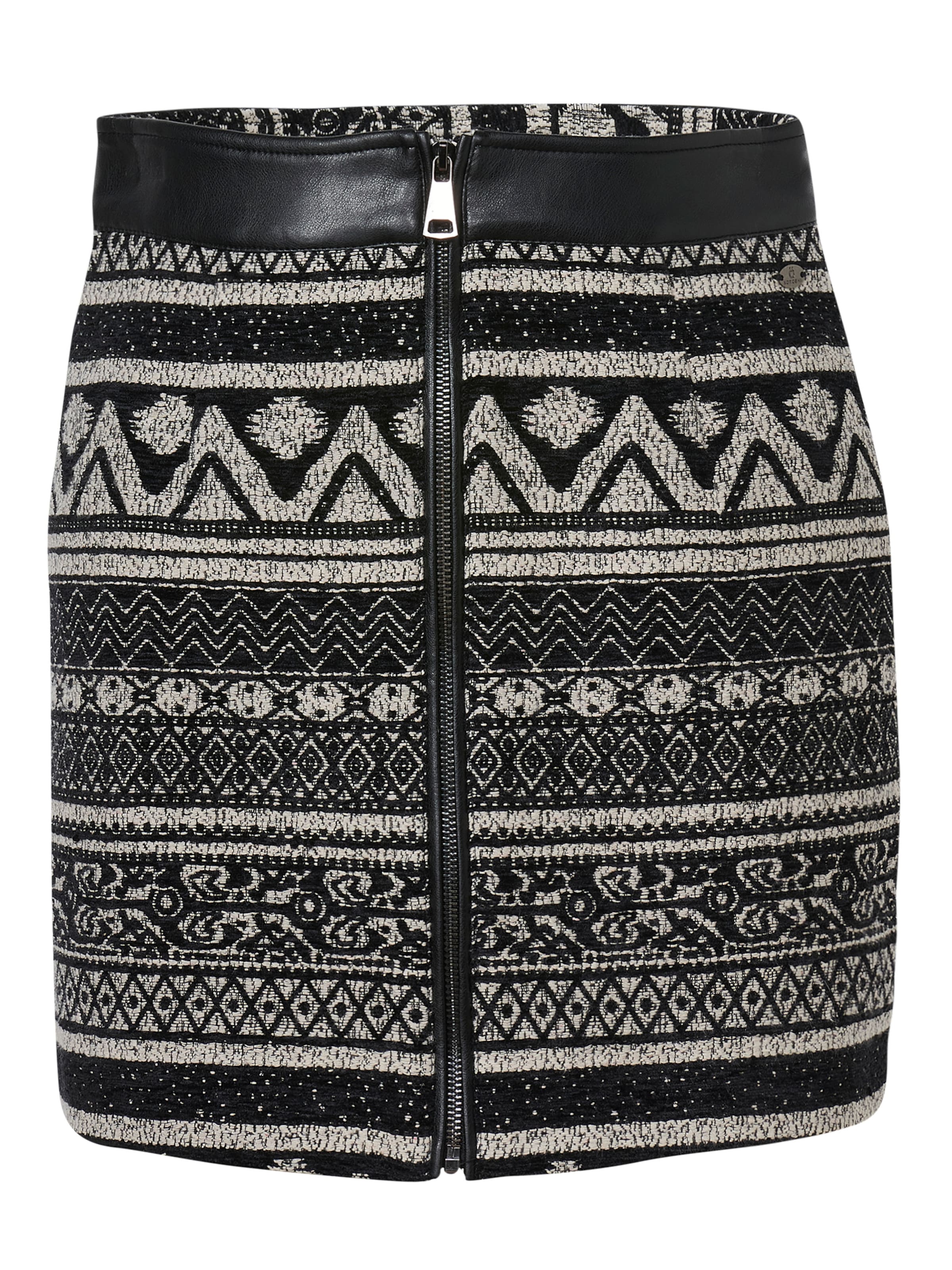 KOROSHI Jupe en gris clair / noir, Vue avec produit