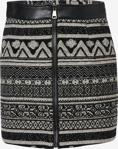 KOROSHI Rock in hellgrau / schwarz, Produktansicht