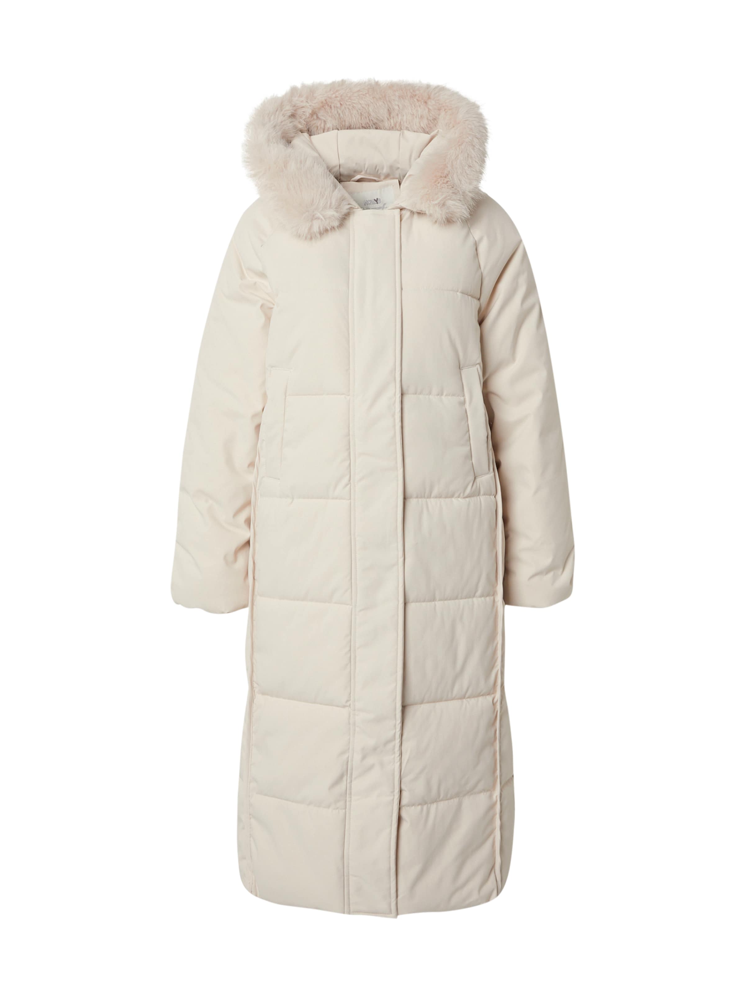 Hailys Vinterfrakke 'Li44ly' i creme, Produktvisning