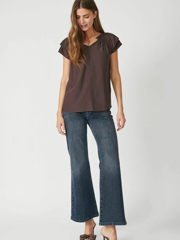 co'couture Flared Jeans 'Dory' in Blauw