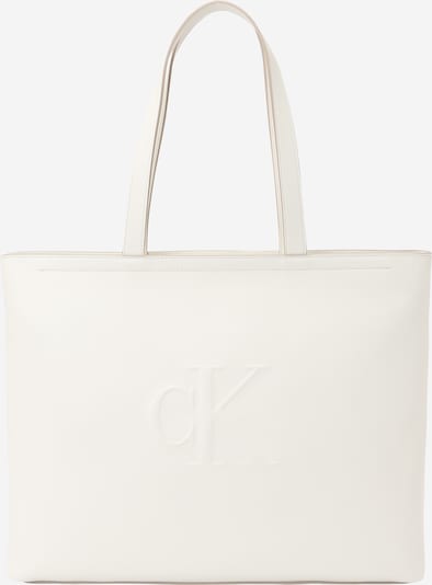 Plase de cumpărături Calvin Klein Jeans pe alb, Vizualizare produs