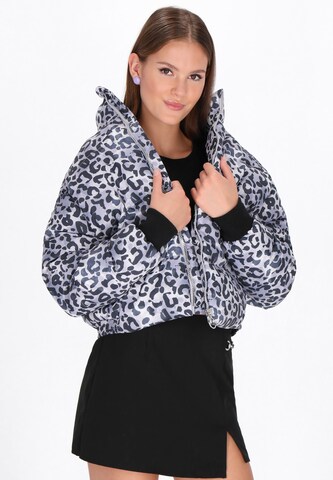myMo at night Jacke in Grau: Vorderseite