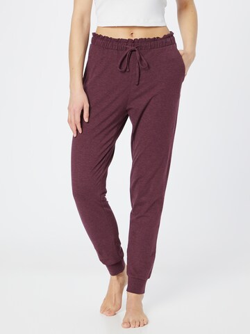 ESPRIT Pajama pants in Red: front