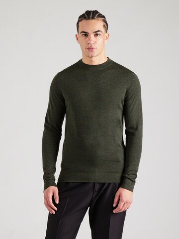 Pull-over 'SLHTOWN' SELECTED HOMME en vert : devant