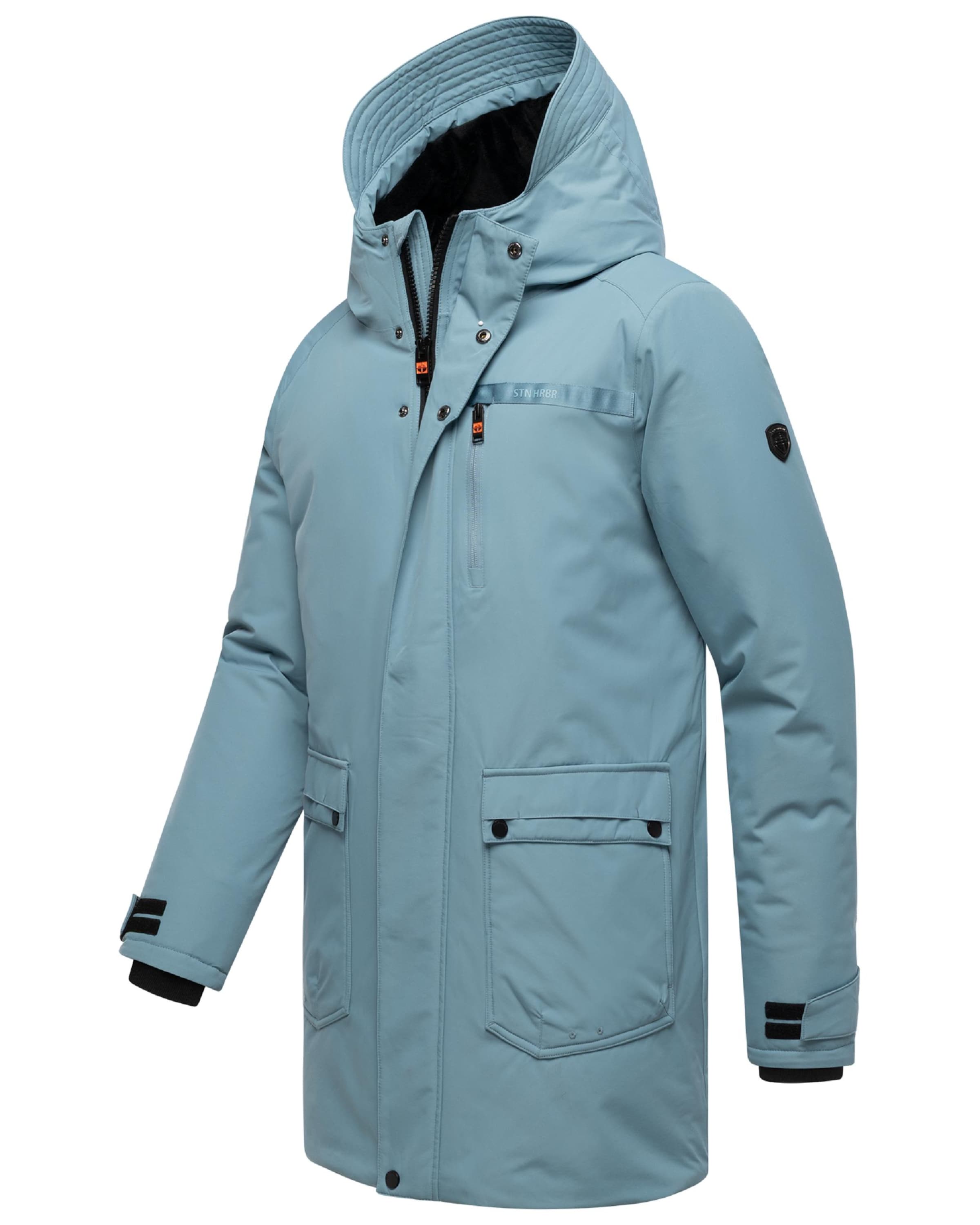 STONE HARBOUR Wintermantel 'Netaan XX' in Blau