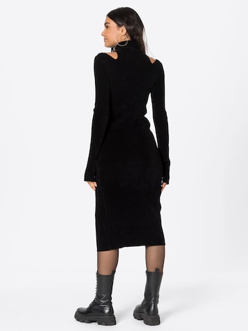 Just Cavalli Плетена рокля в черно