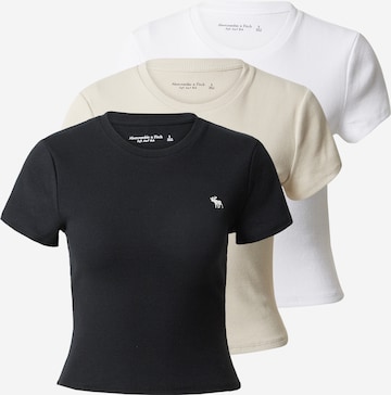 Abercrombie & Fitch T-shirt i beige: framsida