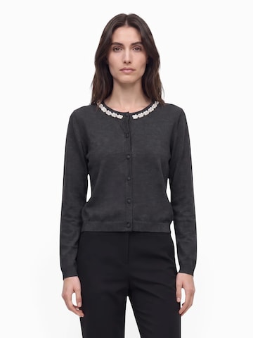 VERO MODA Πλεκτή ζακέτα 'VMNEWGLORY' σε μαύρο: μπροστά