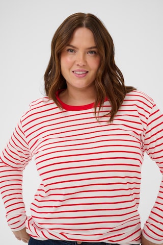 KAFFE CURVE - Camisa 'KCwinni' em vermelho