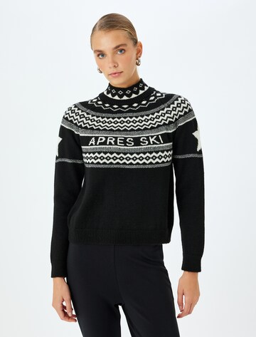 Koton Sweater in Black: front