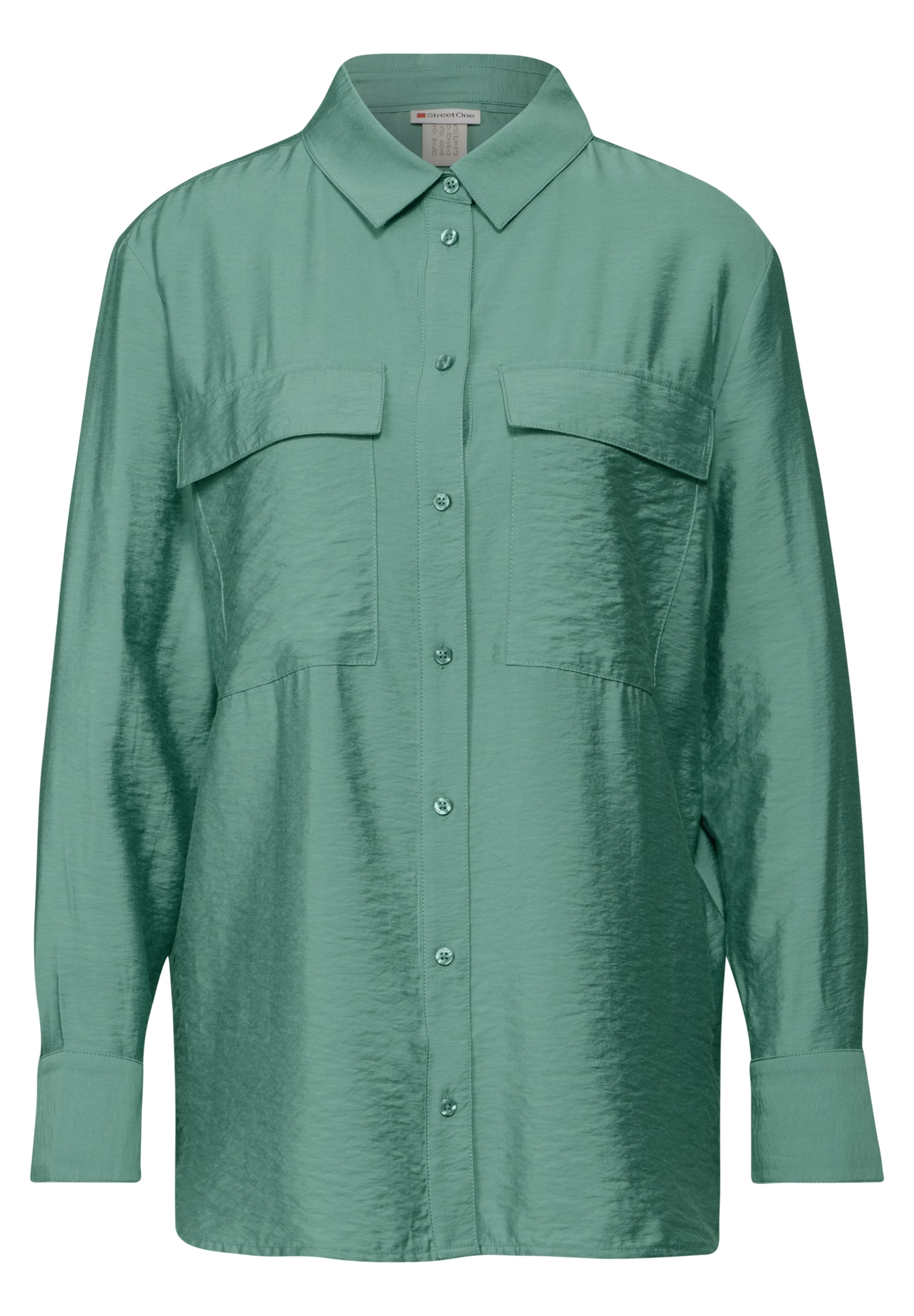 STREET ONE Bluse in Grün: Vorderseite