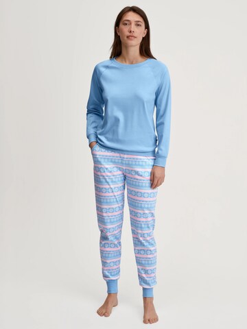 CALIDA Schlafshirt 'Ski Resort'‌‌‌‌‌‌‌‌‌‌ in Blau