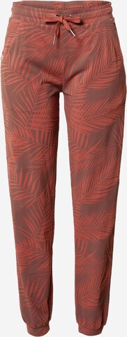 Effilé Pantalon 'La Palma' Iriedaily en rouge : devant
