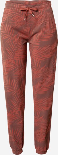Pantaloni 'La Palma' Iriedaily pe maro / roșu ruginiu, Vizualizare produs