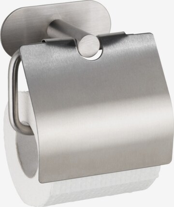 Wenko Toilet Accessories in Silver: front