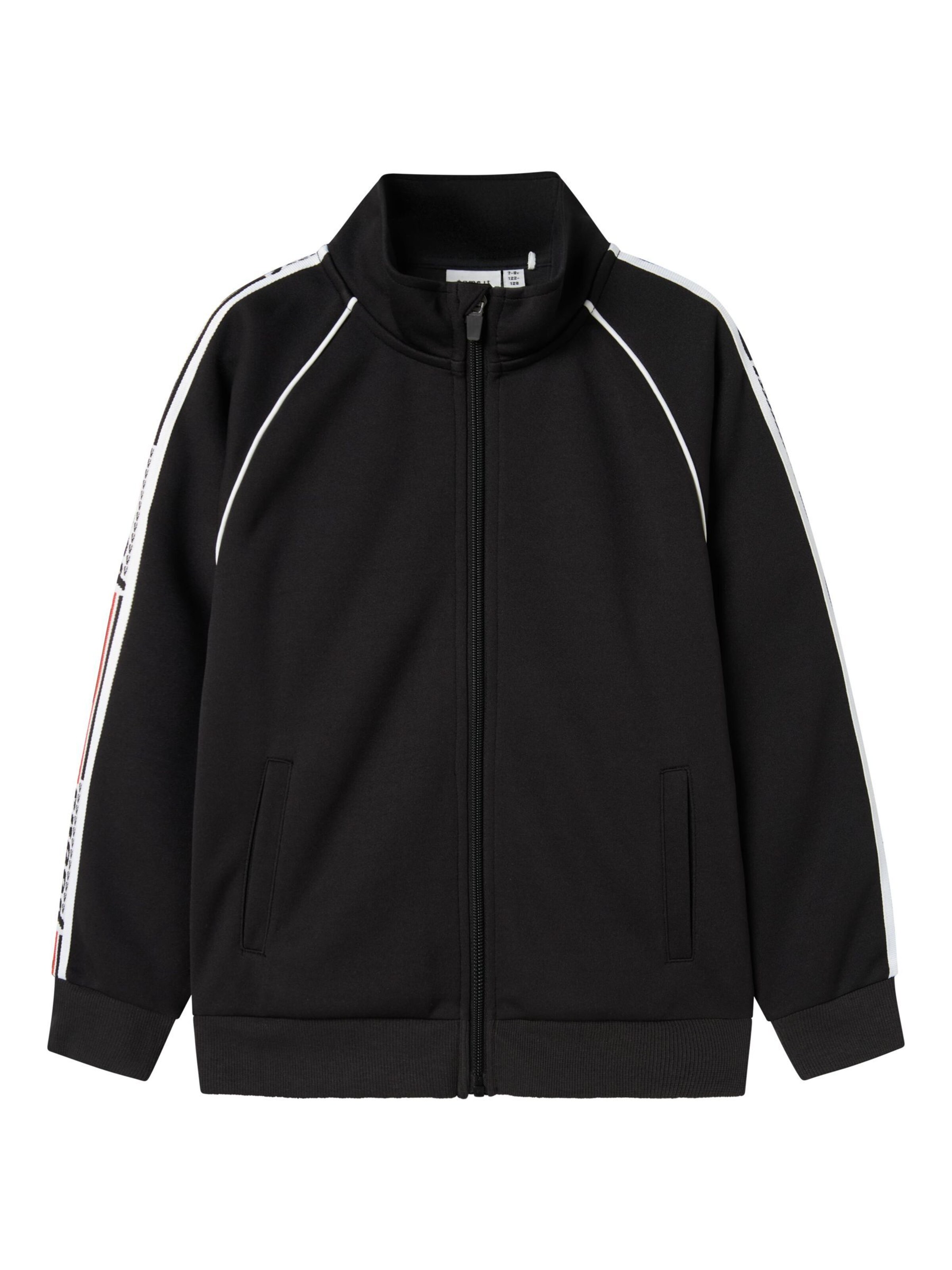 NAME IT Sweatjakke i sort: forside