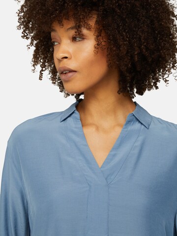 TOM TAILOR Bluse in Blau