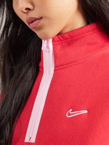 Nike Sportswear Μπλούζα φούτερ σε κόκκινο