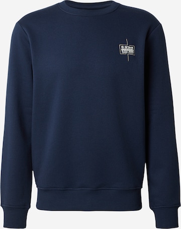 Felpa di G-STAR in blu: frontale