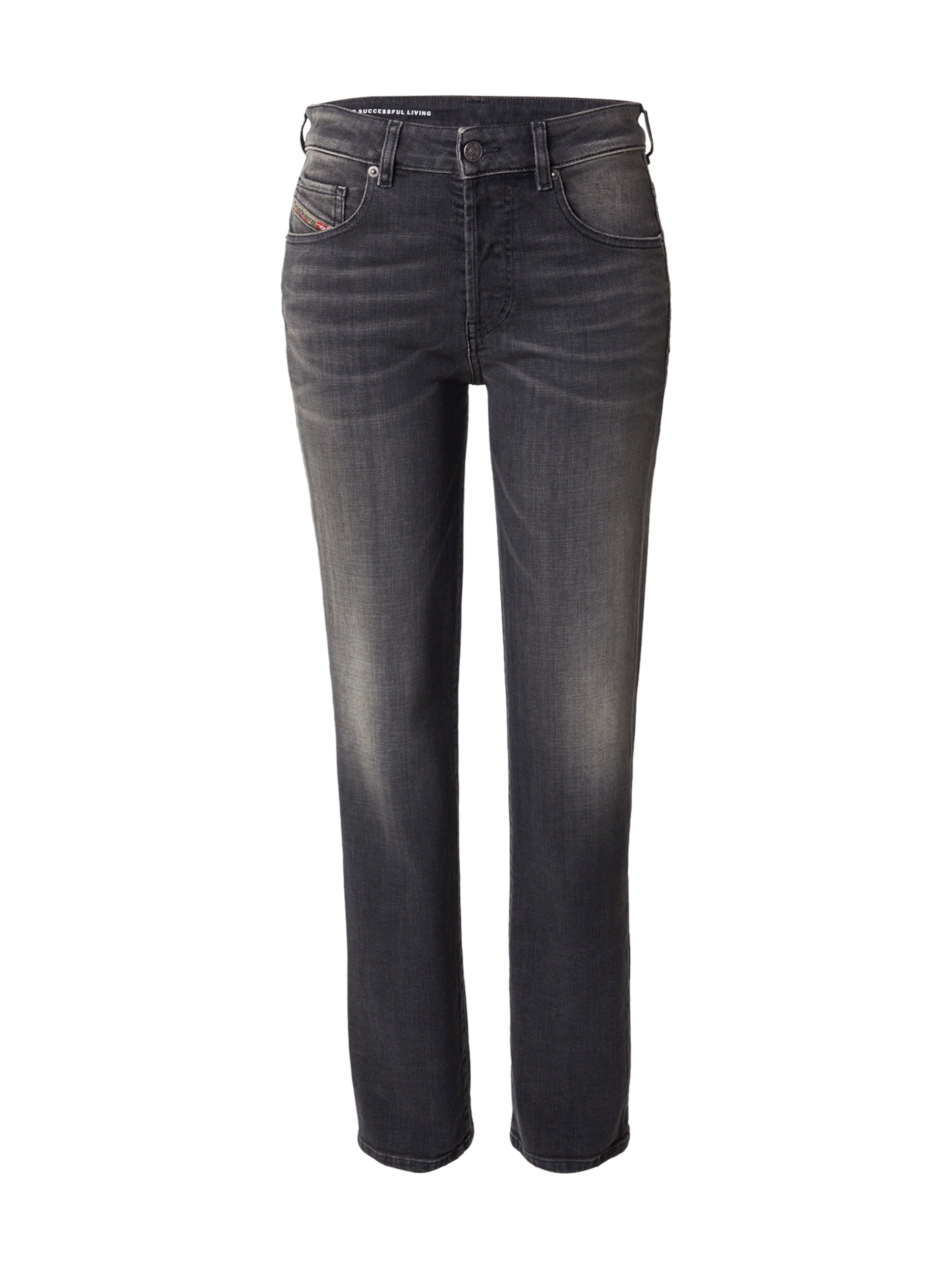 DIESEL Slimfit Jeans in Zwart: voorkant