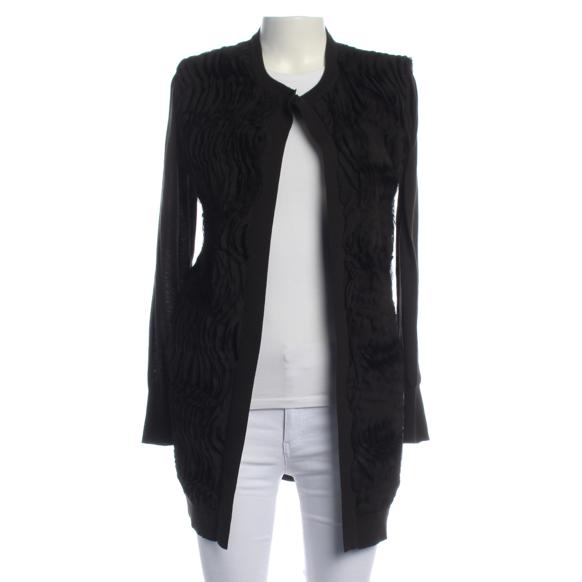 STRENESSE Pullover / Strickjacke XS in Braun: Vorderseite