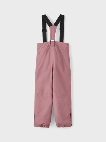 NAME IT Regular Workout Pants 'SNOW10' in Pink