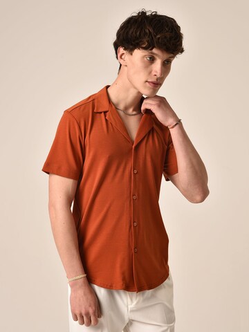 Coupe slim Chemise Antioch en orange