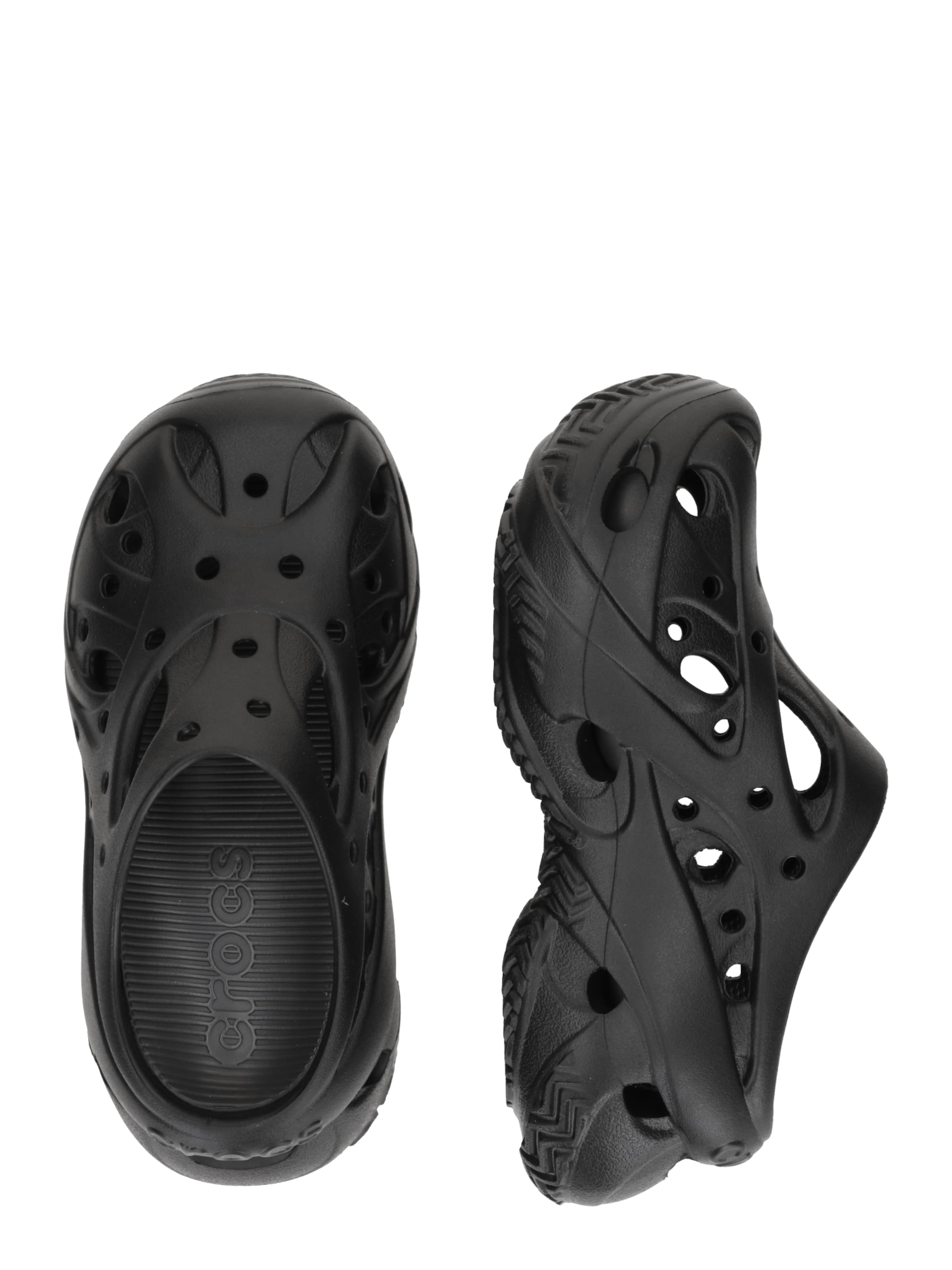 Saboţi de la Crocs pe negru