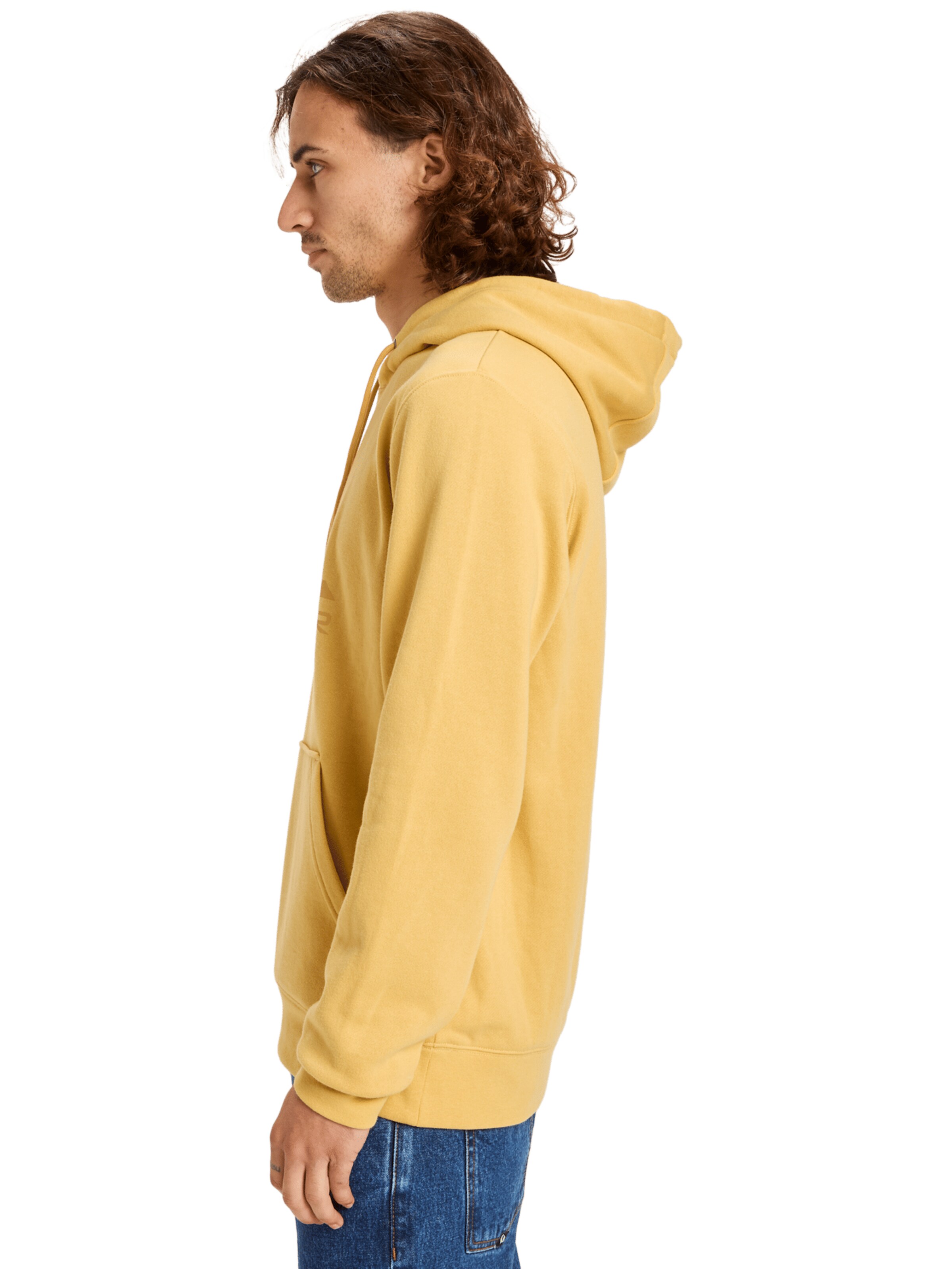 QUIKSILVER Athletic Sweatshirt in Yellow