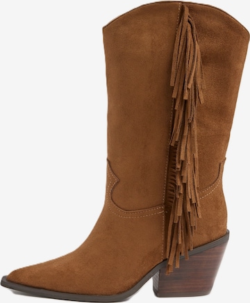 Bottes de cowboy Lipsy en marron : devant