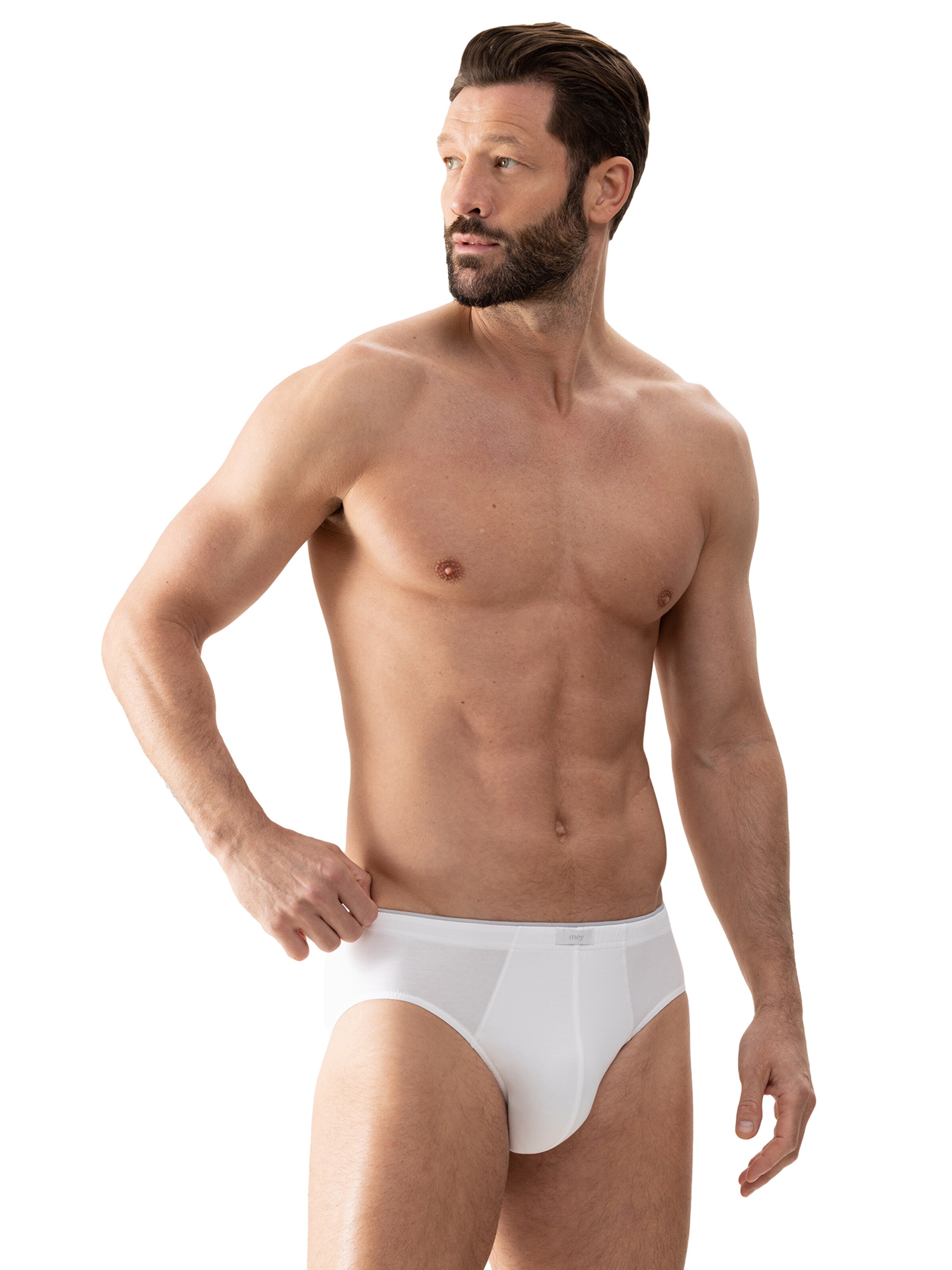 Slip Mey en blanc : devant