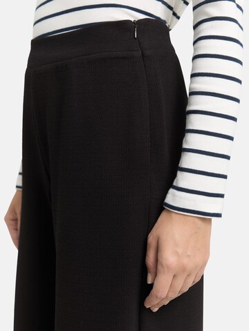 TOM TAILOR Loosefit Hose in Schwarz