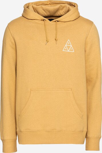 HUF Sweat-shirt 'LUPUS NOCTEM' en bleu / jaune pastel / blanc, Vue avec produit