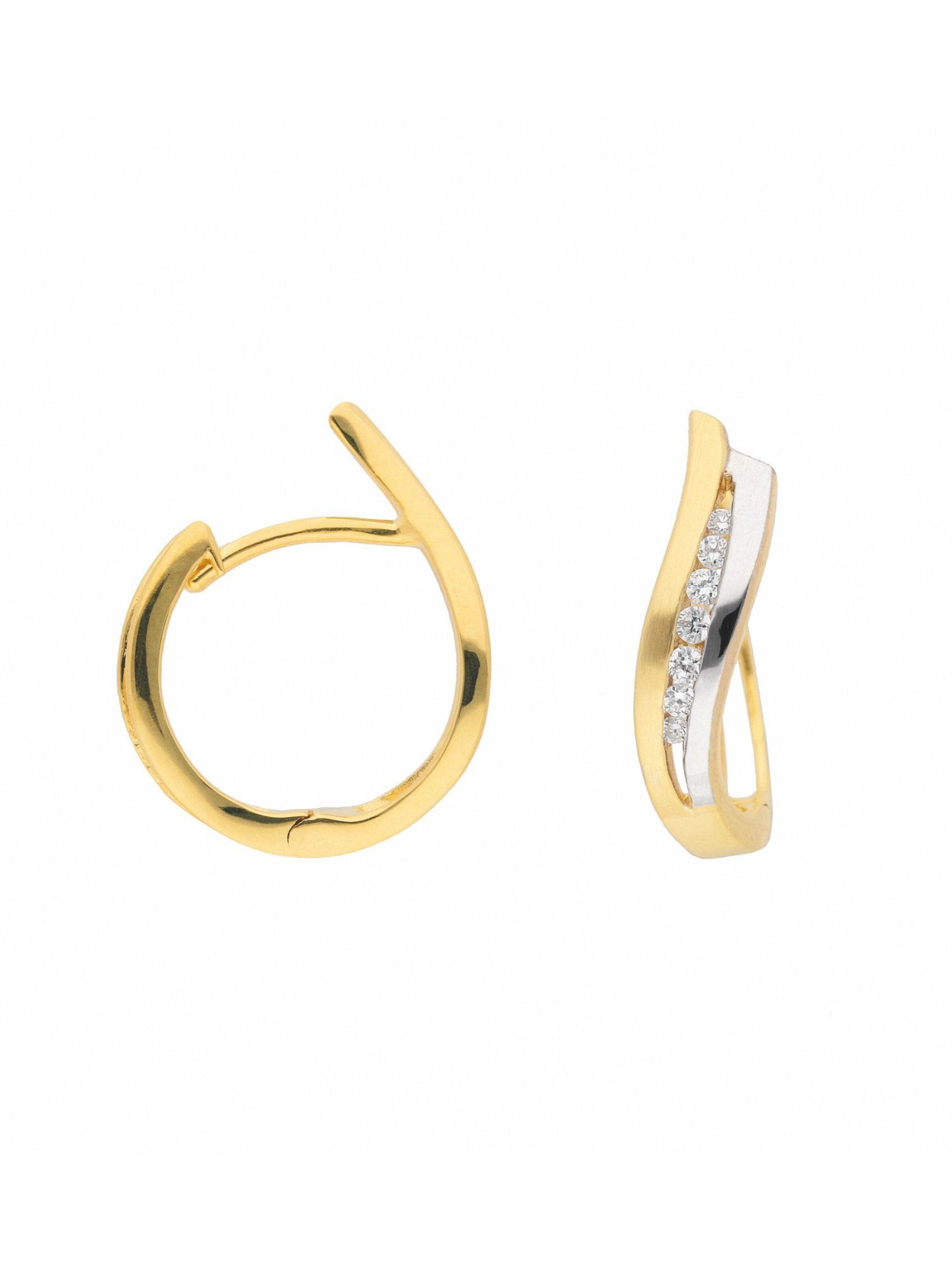 Adelia´s Earrings in Gold: front