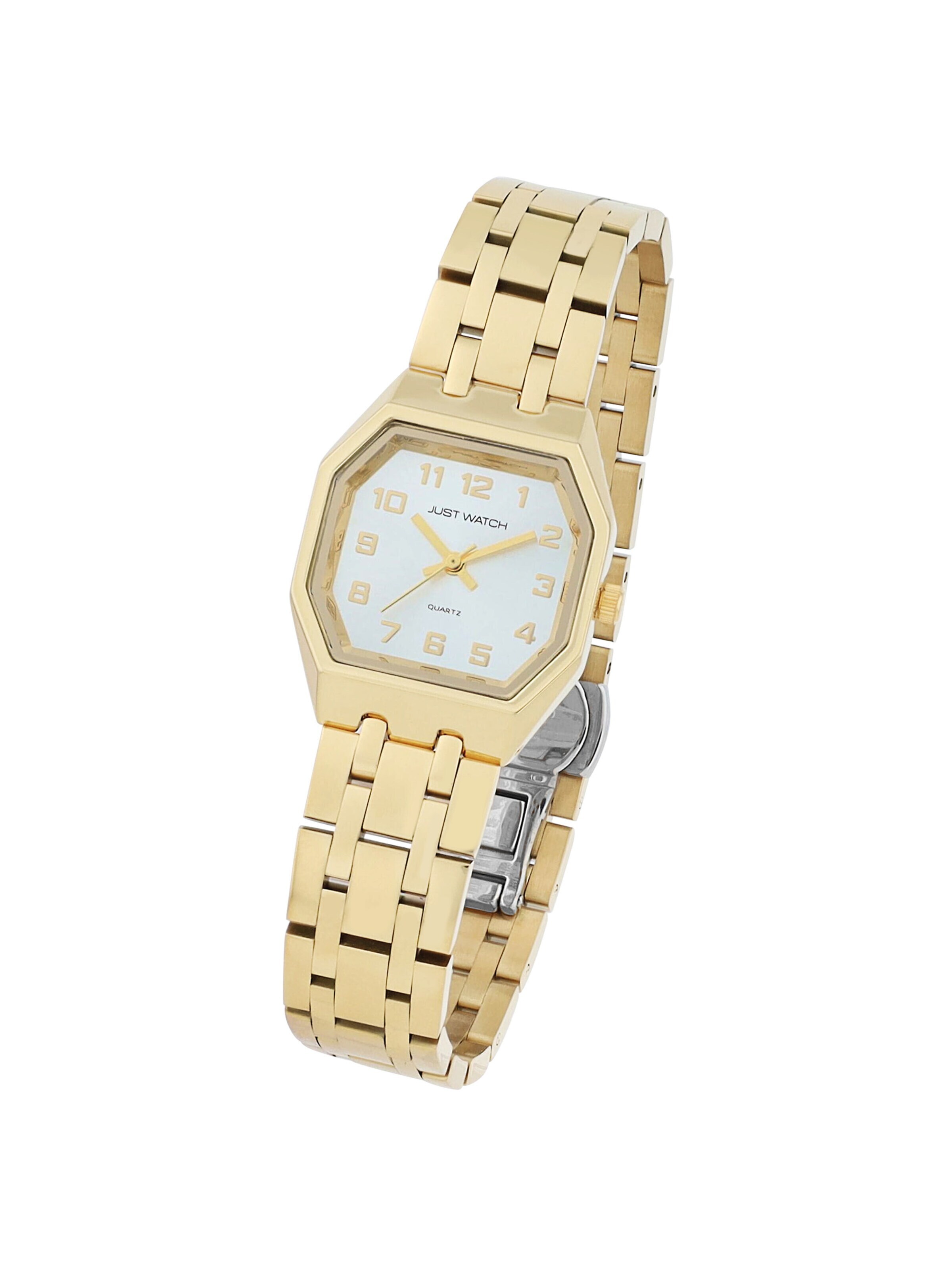 Just Watch Analog Watch 'Antagion, 3 ATM' in Gold: front