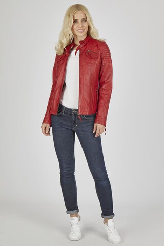 7ELEVEN Between-Season Jacket 'Ziza' in Red