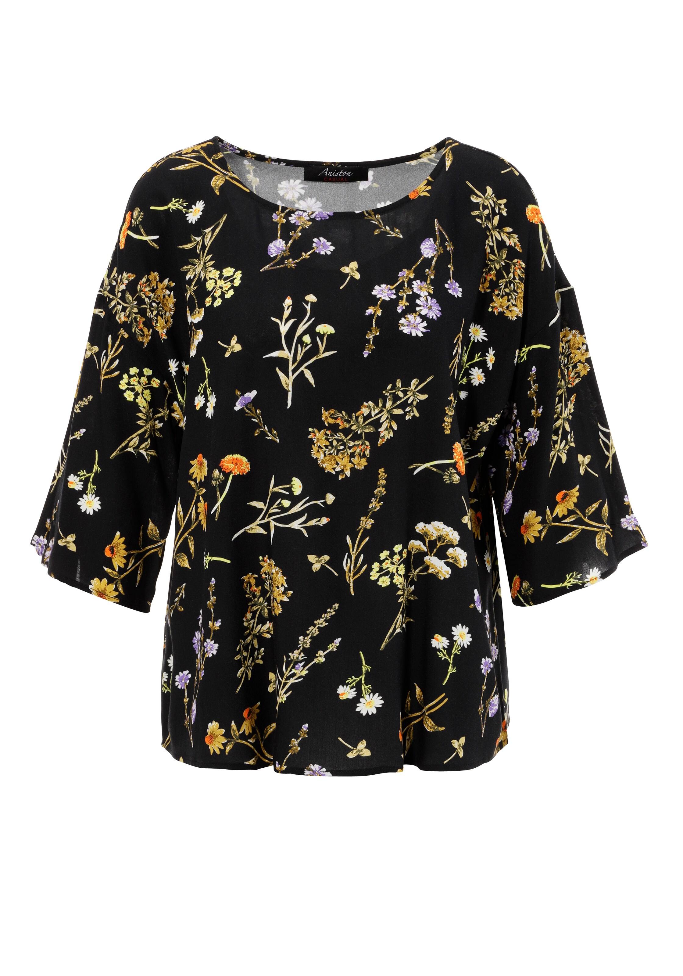 Aniston CASUAL Blouse in Black: front