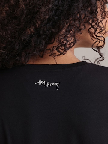 Hey Honey - Top deportivo 'Active T-Shirt' en negro