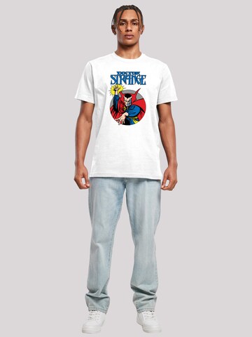 T-Shirt 'Marvel Boys Doctor Strange Circle' F4NT4STIC en blanc