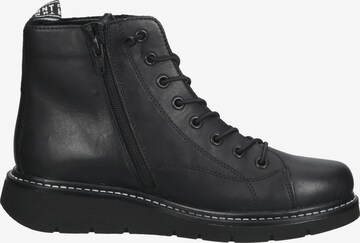 REMONTE Lace-Up Ankle Boots in Black