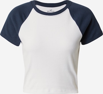 T-shirt HOLLISTER en bleu : devant