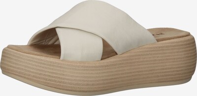 INUOVO Pantolette in beige / creme, Produktansicht