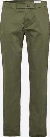 GAP Normální Chino kalhoty – zelená: přední strana