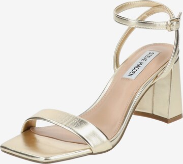 STEVE MADDEN Sandalen met riem in Goud: voorkant