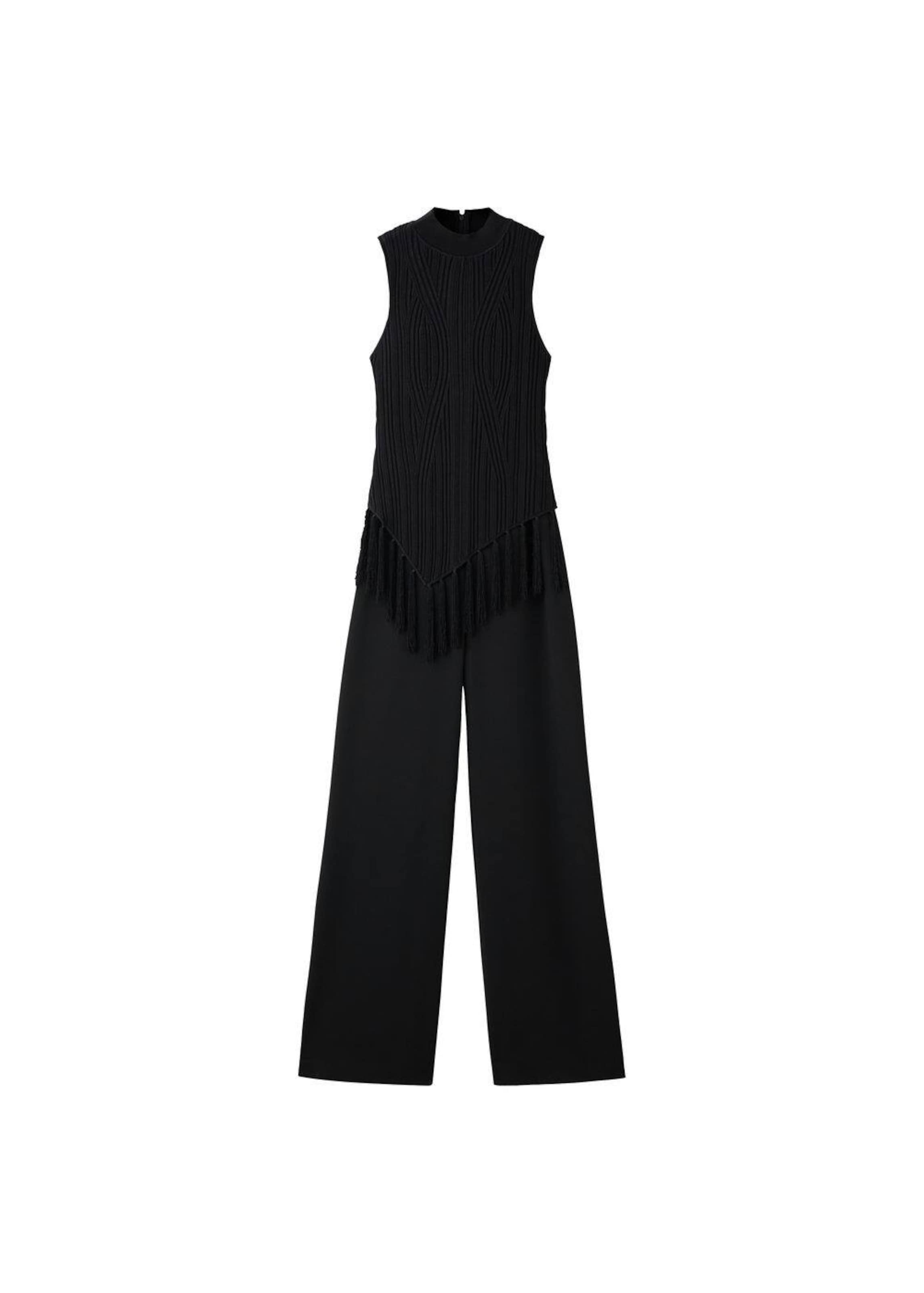 MANGO Jumpsuit 'Yasmin' in Black: front