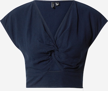 VERO MODA Blouse 'JESMILO' in Blauw: voorkant