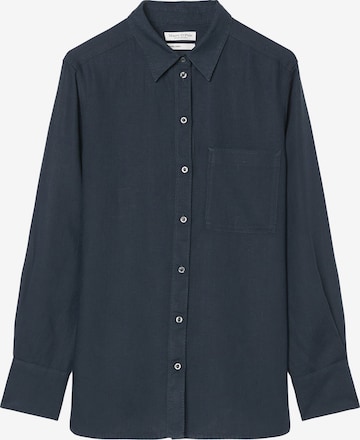 Marc O'Polo Blouse in Blauw: voorkant