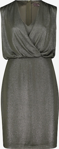 Robe de cocktail Vera Mont en vert : devant