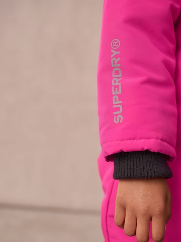 Superdry Функционален костюм 'Everest' в розово